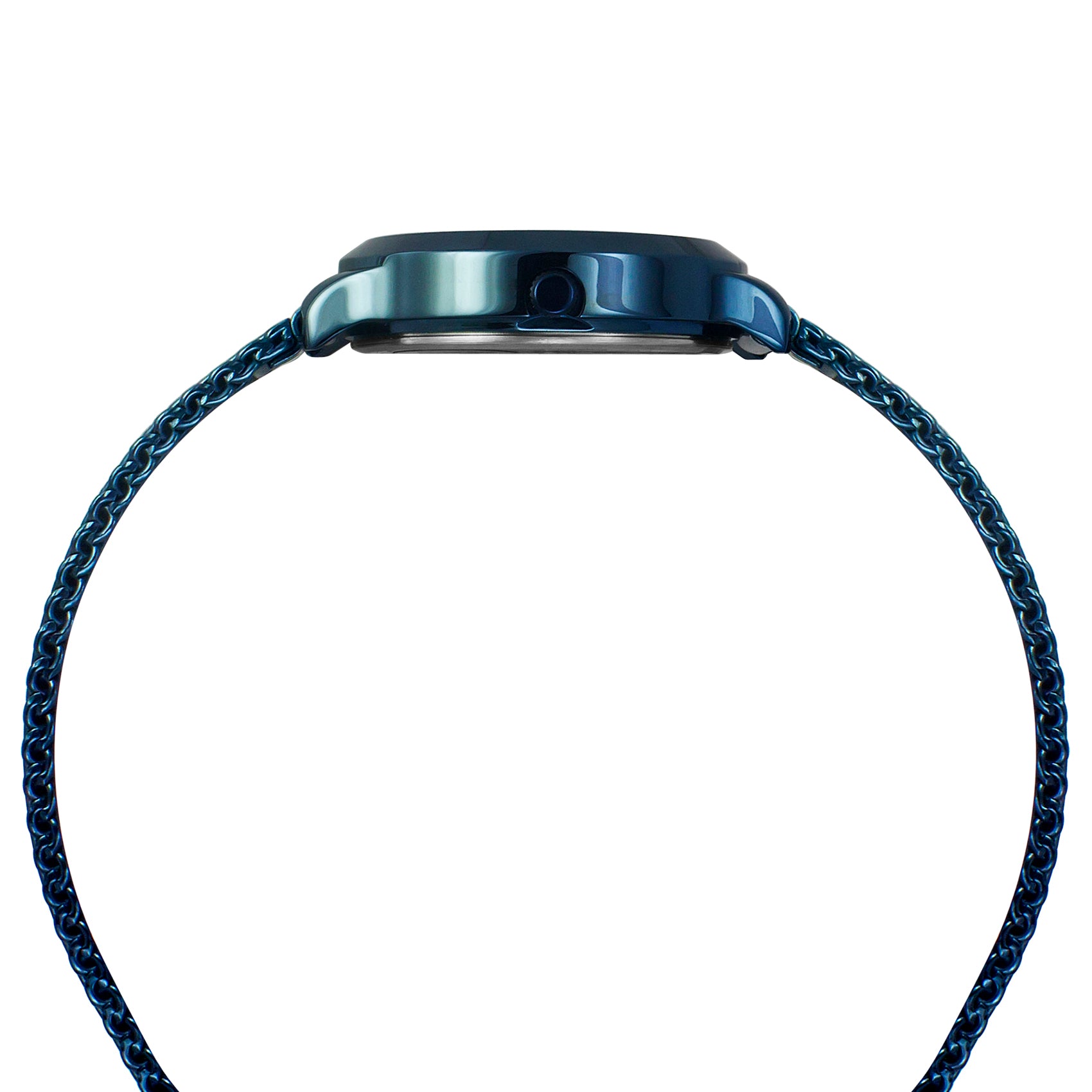 Helix By Timex Blue Round Analog Stainless Steel Watch Women -TW022HL26