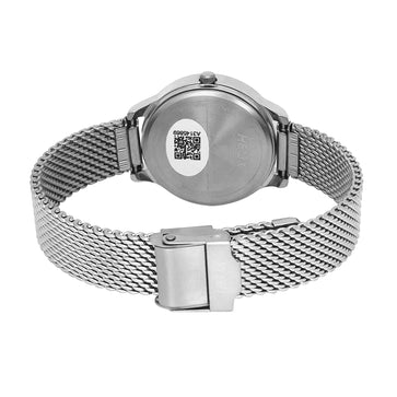 Helix By Timex Blue Round Analog Stainless Steel Watch Women -TW022HL34