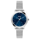 Helix By Timex Blue Round Analog Stainless Steel Watch Women -TW022HL34