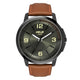 Helix By Timex Green Round Analog Leather Watch Men -TW027HG15