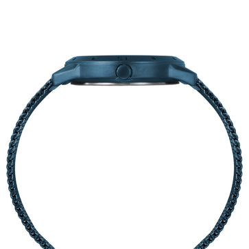 Helix By Timex Blue Round Analog Stainless Steel Watch Men -TW051HG01