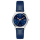 Helix By Timex Blue Round Analog Leather Watch Women -TW051HL00