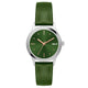 Helix By Timex Olive Round Analog Leather Watch Women -TW051HL01