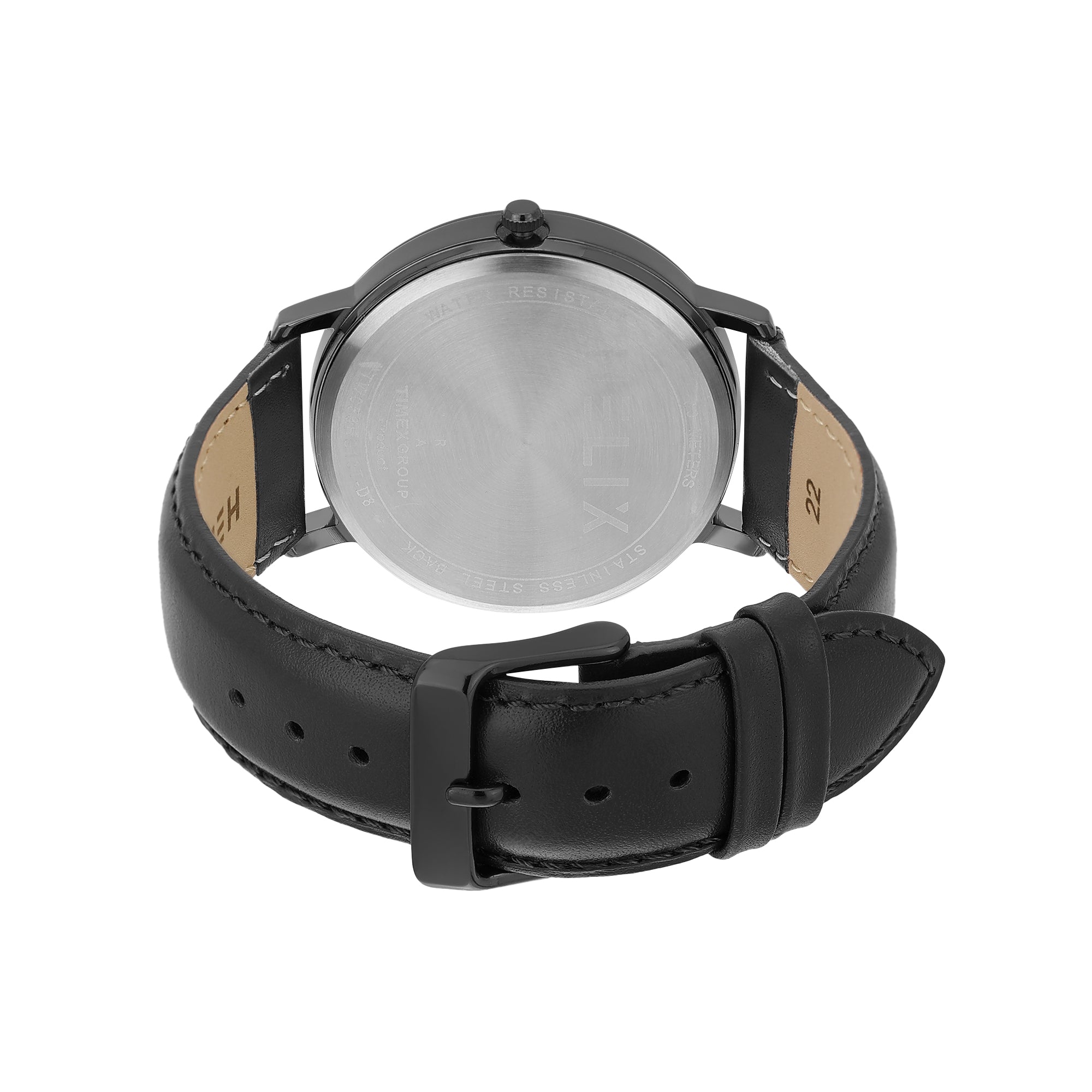 Helix By Timex Round 42mm Black Dial Analog Men Watch - TW053HG13T