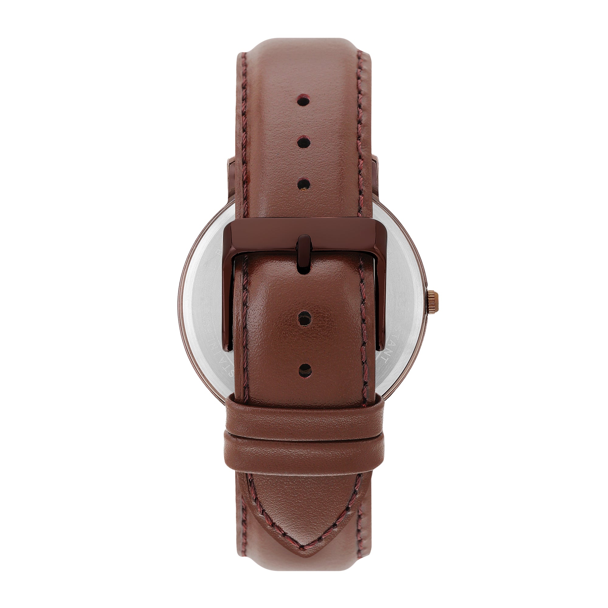 Helix By Timex Round 42mm Brown Dial Analog Men Watch - TW053HG14T