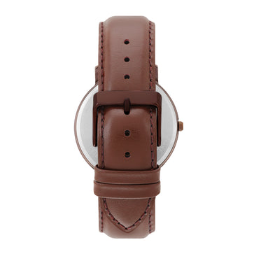 Helix By Timex Round 42mm Brown Dial Analog Men Watch - TW053HG14T