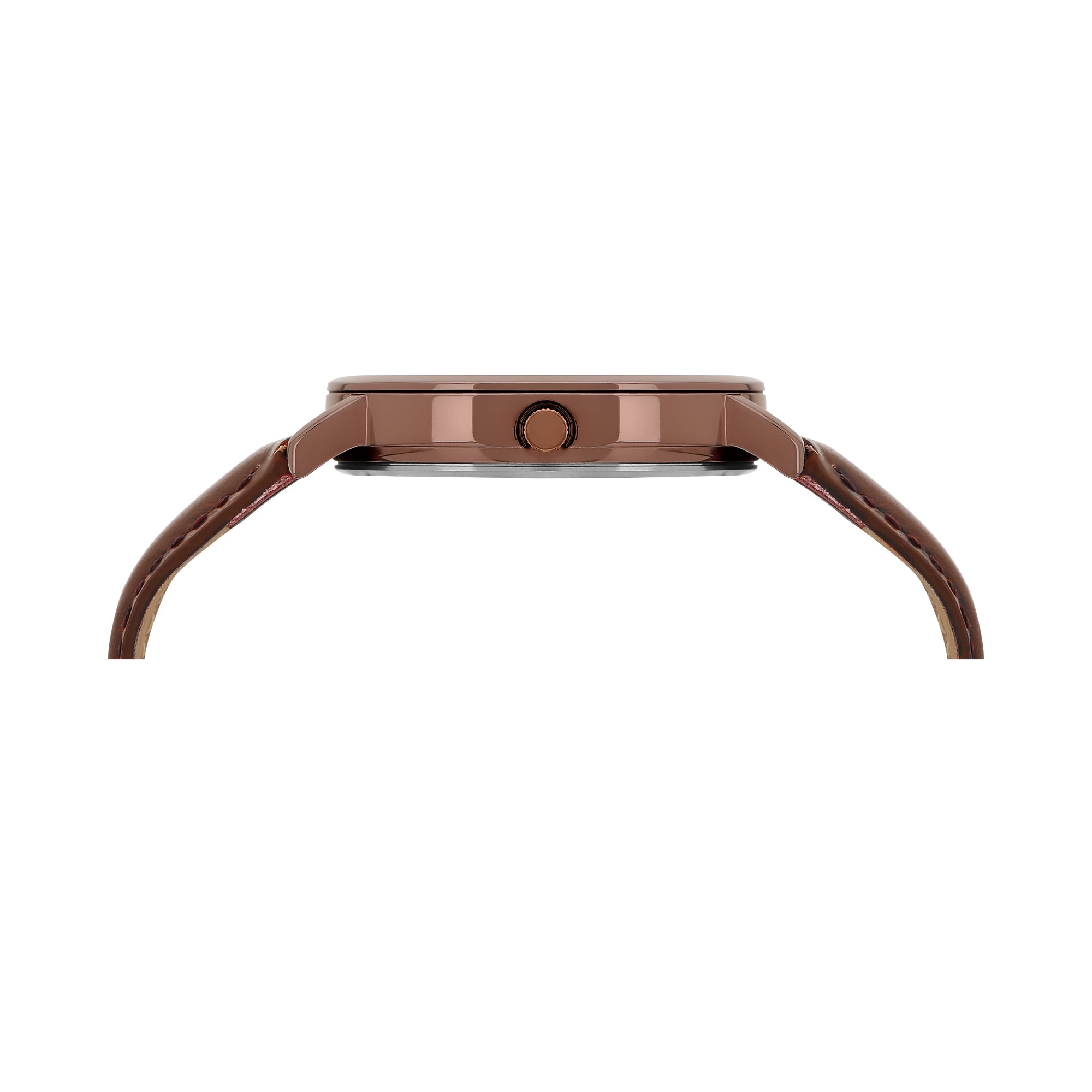 Helix By Timex Round 42mm Brown Dial Analog Men Watch - TW053HG14T