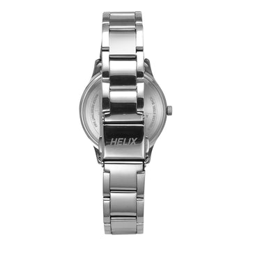 Helix By Timex Pink Round Analog Stainless Steel Watch Women -TW053HL06