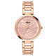 Helix By Timex Rose Gold Round Analog Stainless Steel Watch Women -TW054HL01