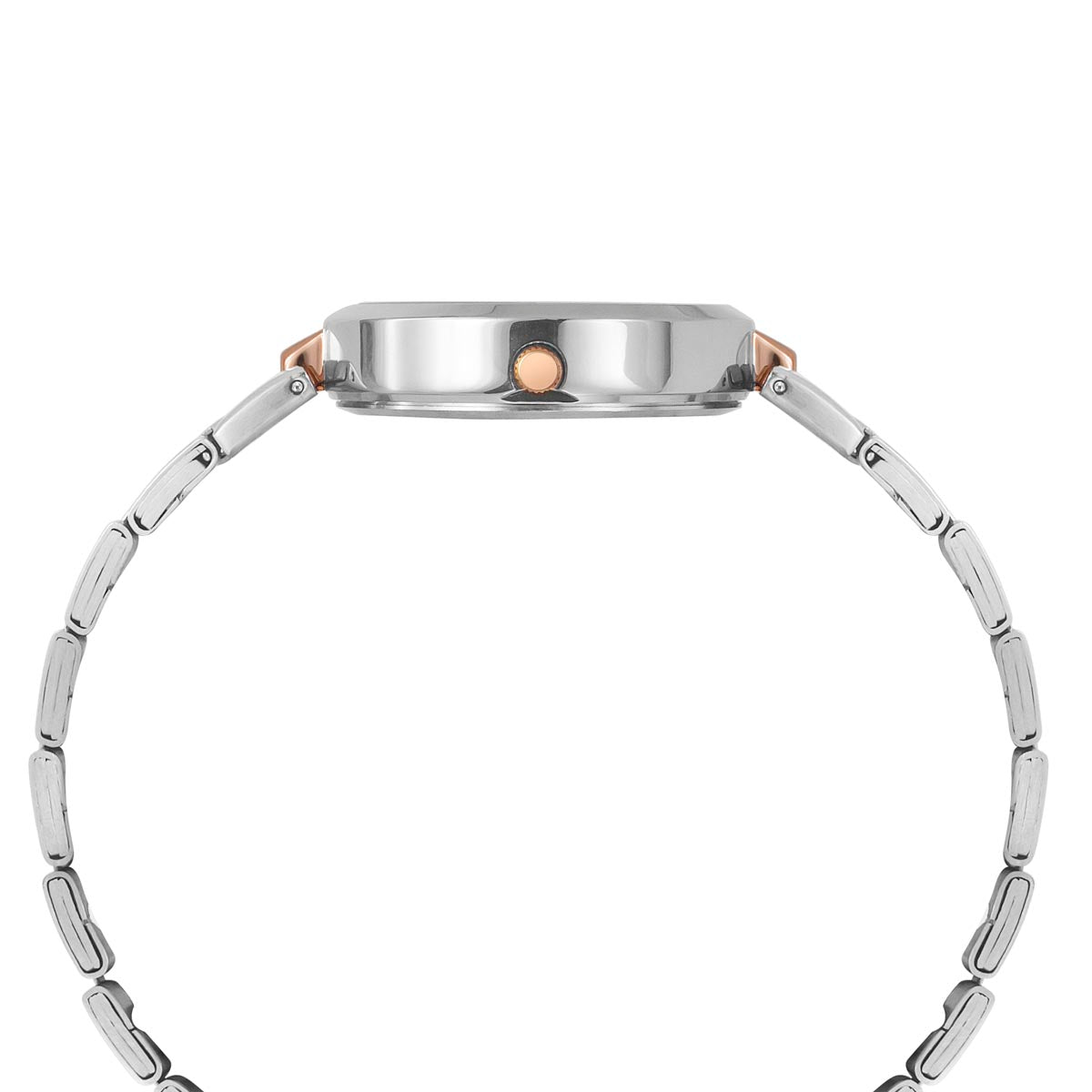 Helix By Timex Black Round Analog Stainless Steel Watch Women -TW054HL02