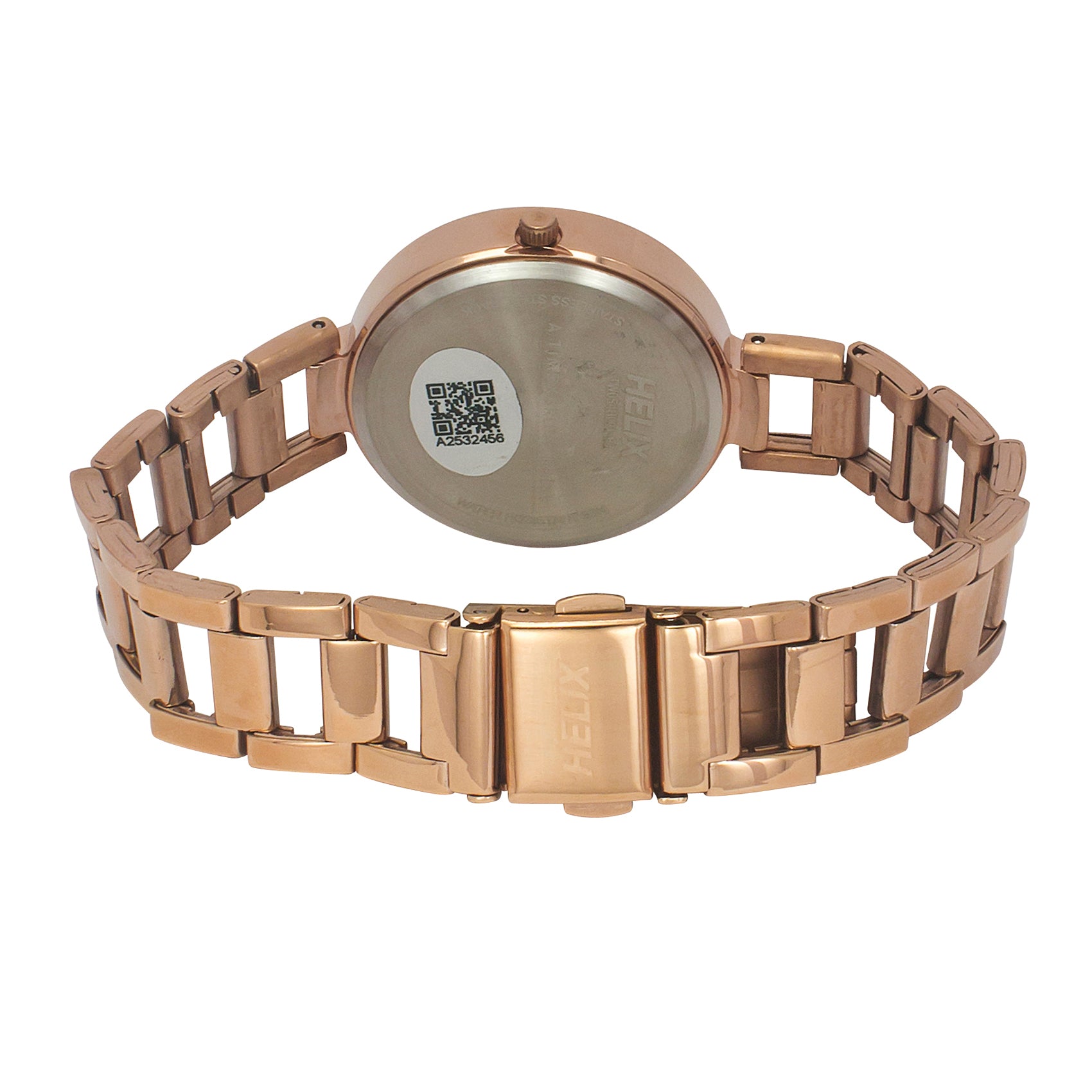 Helix By Timex Blue Round Analog Stainless Steel Watch Women -TW054HL04