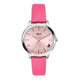 Helix By Timex Pink Round Analog Leather Watch Women -TW055HL01