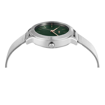 Helix By Timex Green Round Analog Stainless Steel Watch Women -TW055HL03