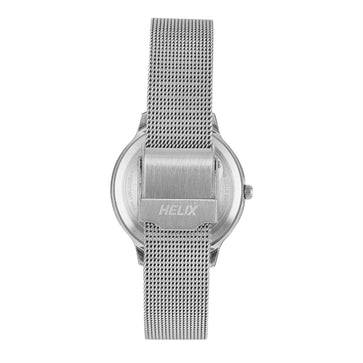 Helix By Timex Green Round Analog Stainless Steel Watch Women -TW055HL03