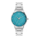 Helix By Timex Round 34mm Blue Dial Analog Women Watch - TW056HL08T