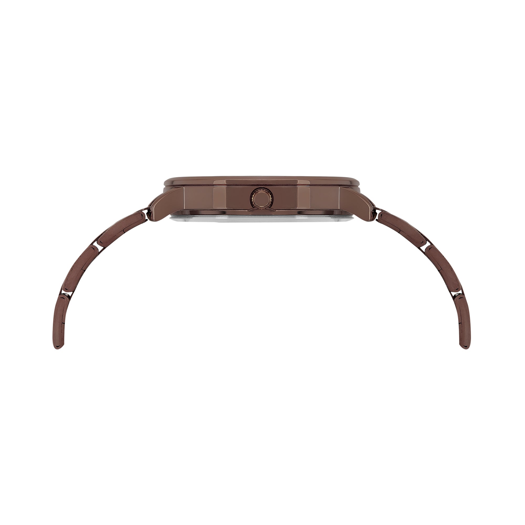 Helix By Timex Round 34mm Brown Dial Analog Women Watch - TW056HL10T