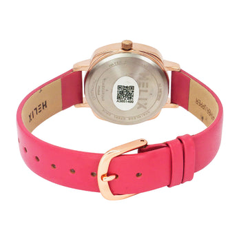 Helix Women Red/Pink Square Dial Quartz Analog Watch - TW057HL01