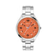 Helix By Timex Orange Round Analog Stainless Steel Watch Men -TW060HG01T