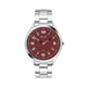 Helix By Timex Red Round Analog Stainless Steel Watch Men -TW060HG03T