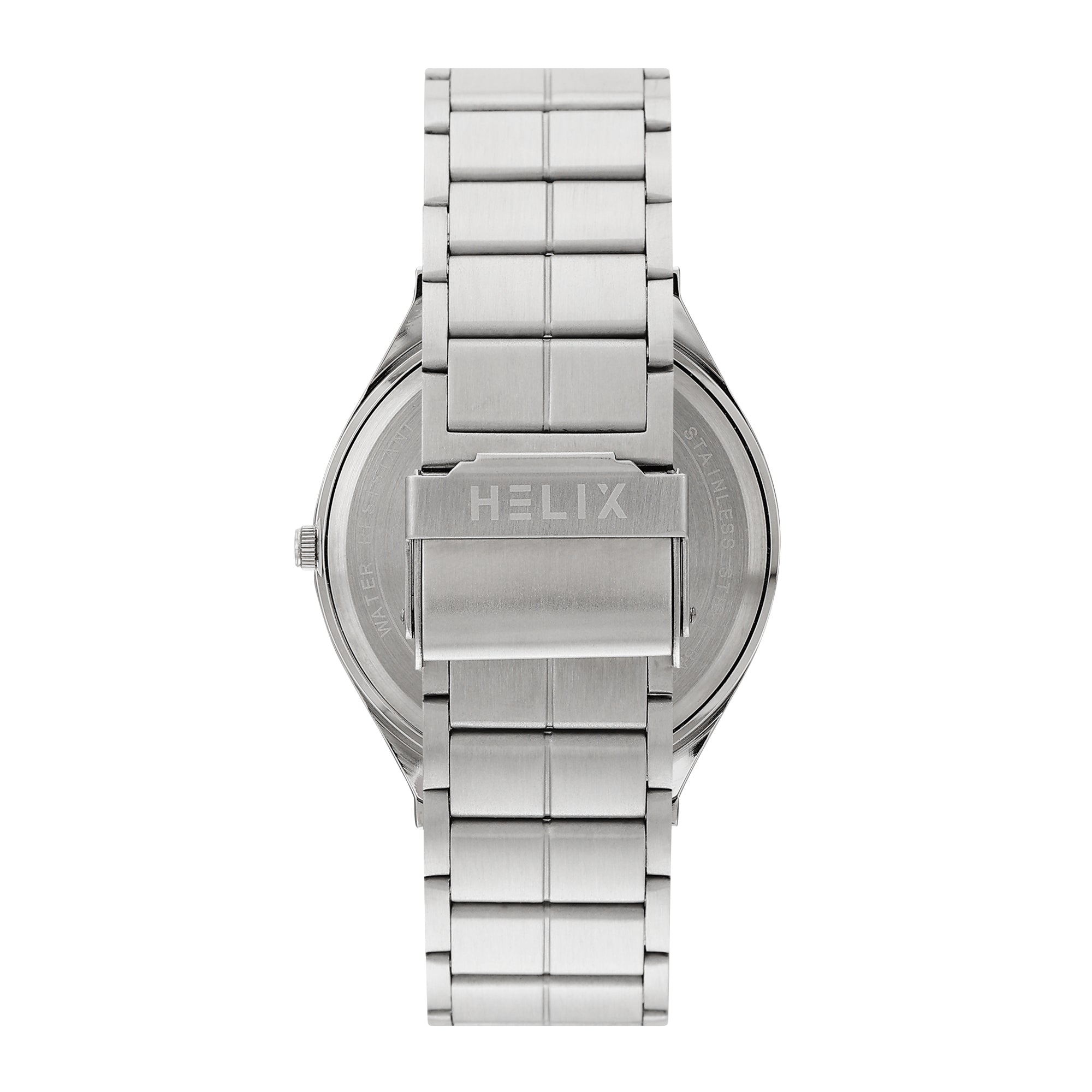 Helix By Timex Round 42mm Grey Dial Analog Men Watch - TW060HG05T