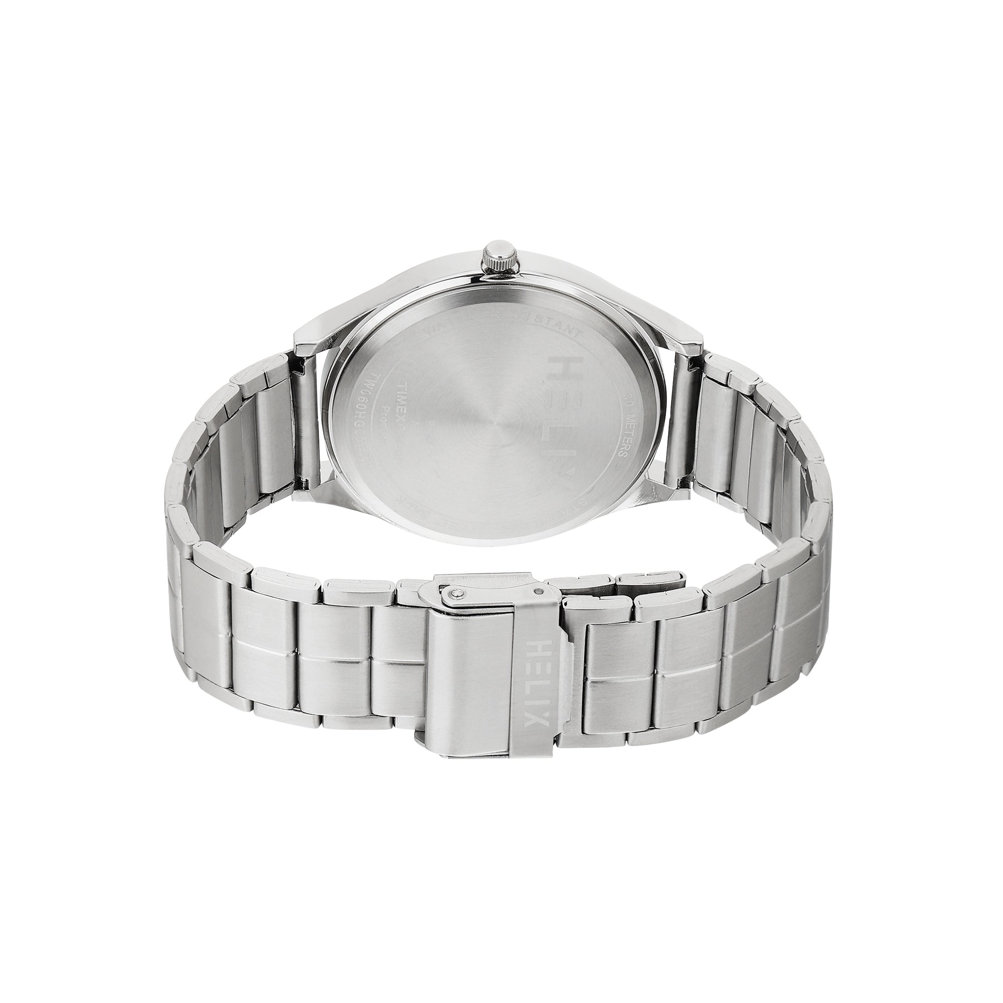 Helix By Timex Round 42mm Grey Dial Analog Men Watch - TW060HG05T