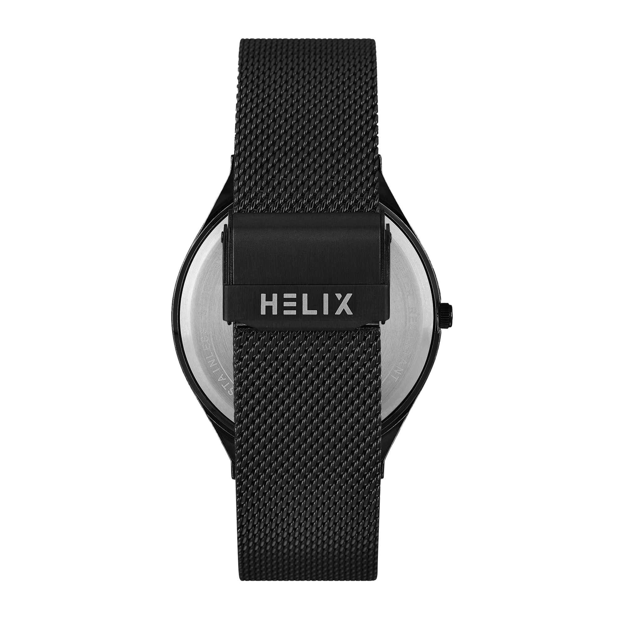 Helix By Timex Round 42mm Black Dial Analog Men Watch - TW060HG09T