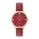 Helix By Timex Round 34mm Red Dial Analog Women Watch - TW060HL07T