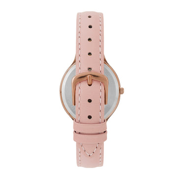 Helix By Timex Round 34mm Brown Dial Analog Women Watch - TW060HL08T