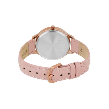 Helix By Timex Round 34mm Brown Dial Analog Women Watch - TW060HL08T