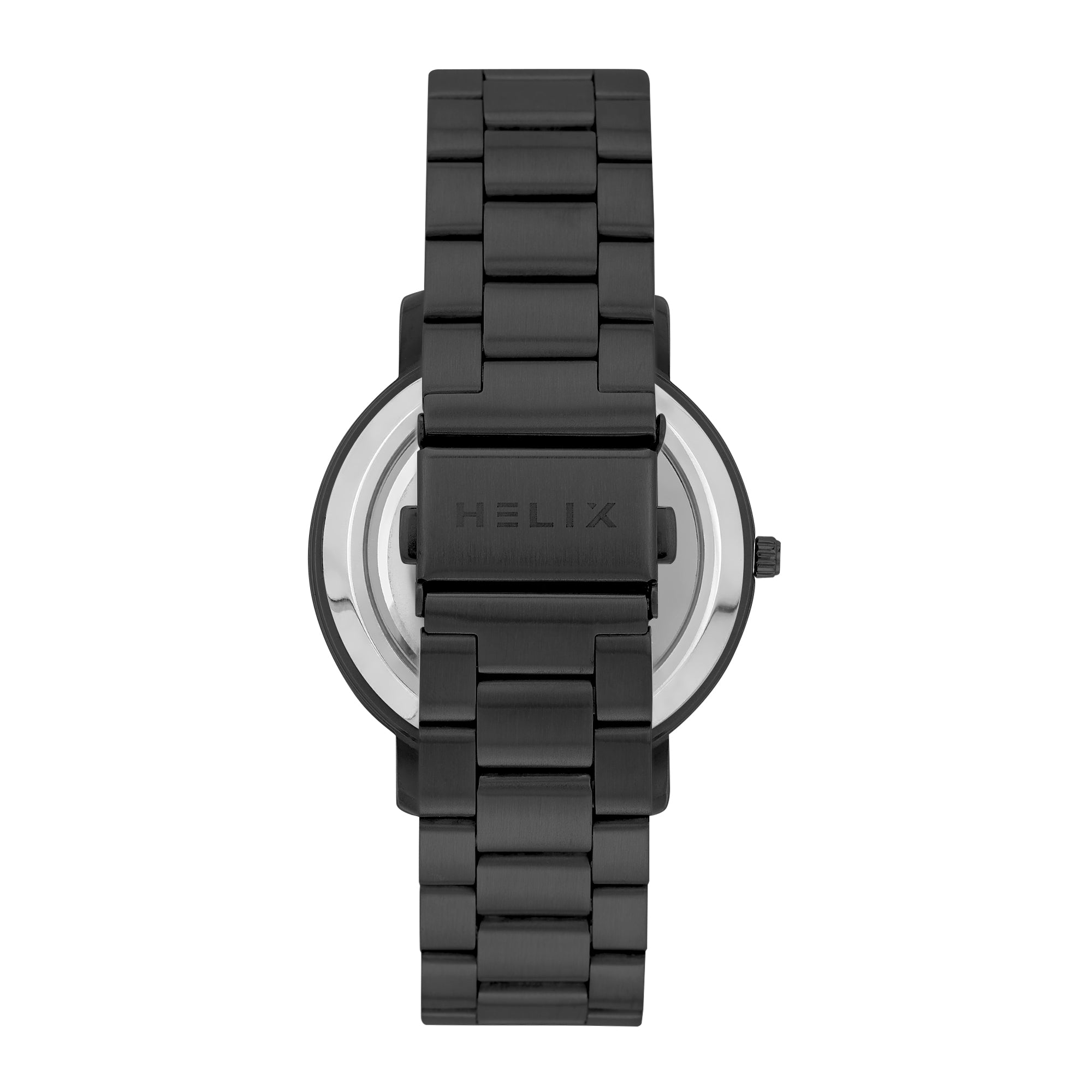 Helix By Timex Round 42mm Silver Dial Analog Men Watch - TW063HG02T
