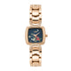 Helix By Timex Square 25mm Blue Dial Analog Women Watch - TW063HL02T