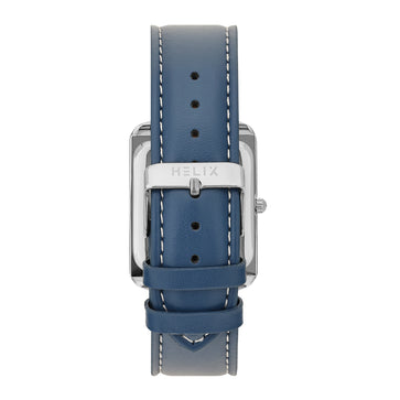 Helix By Timex Rectangle 36mm Blue Dial Analog Men Watch - TW064HG01T