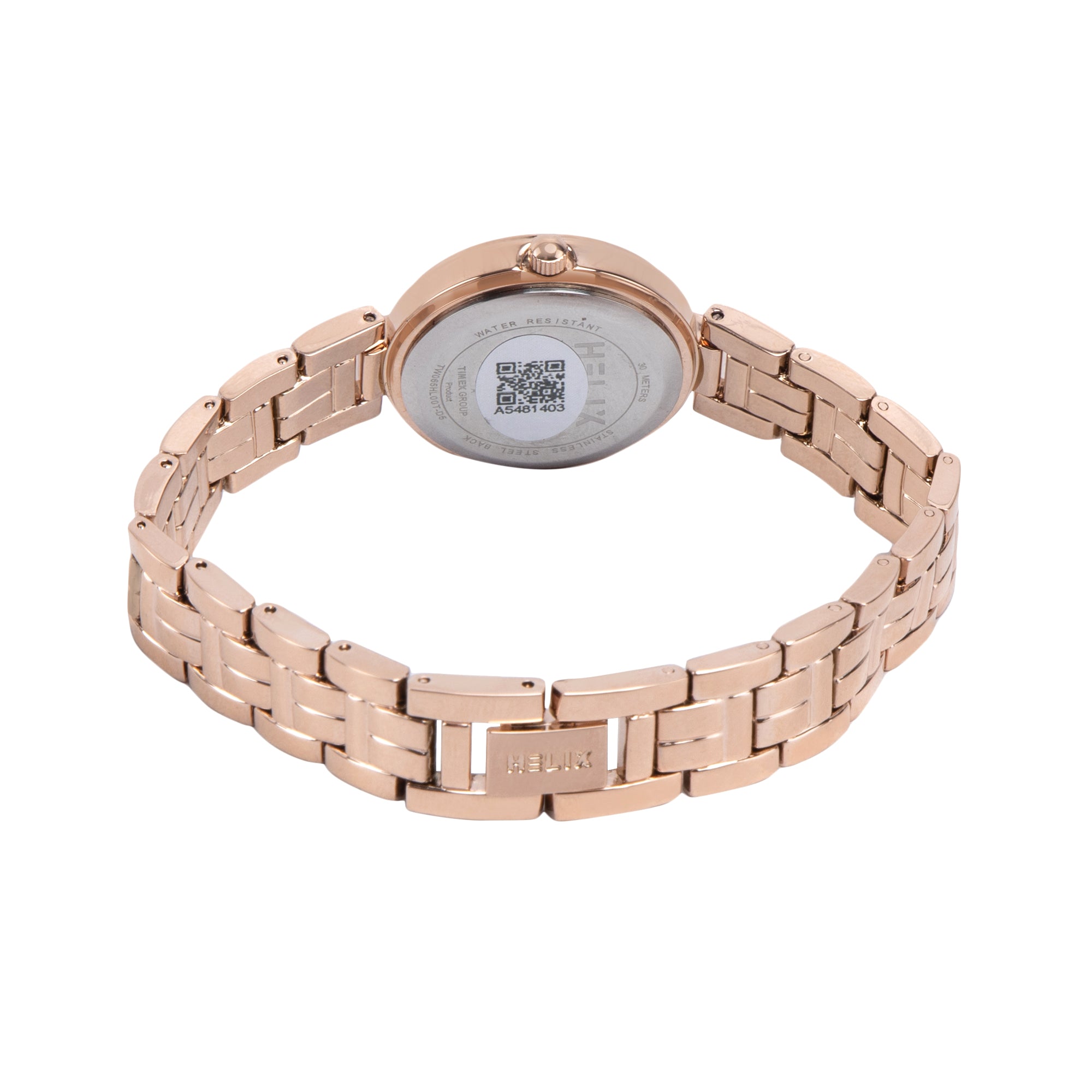 Helix By Timex Round 28mm Pink Dial Analog Women Watch - TW065HL00T