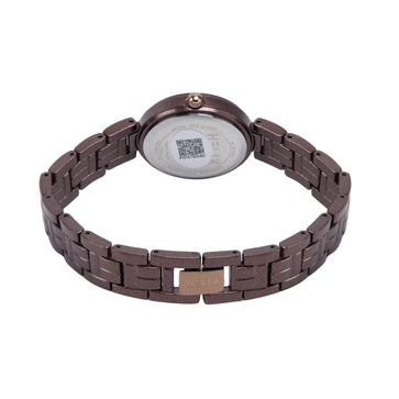 Helix By Timex Round 28mm Brown Dial Analog Women Watch - TW065HL01T