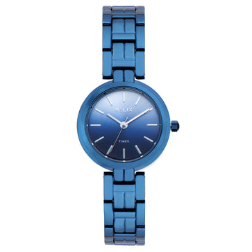 Helix By Timex Round 28mm Blue Dial Analog Women Watch - TW065HL02T