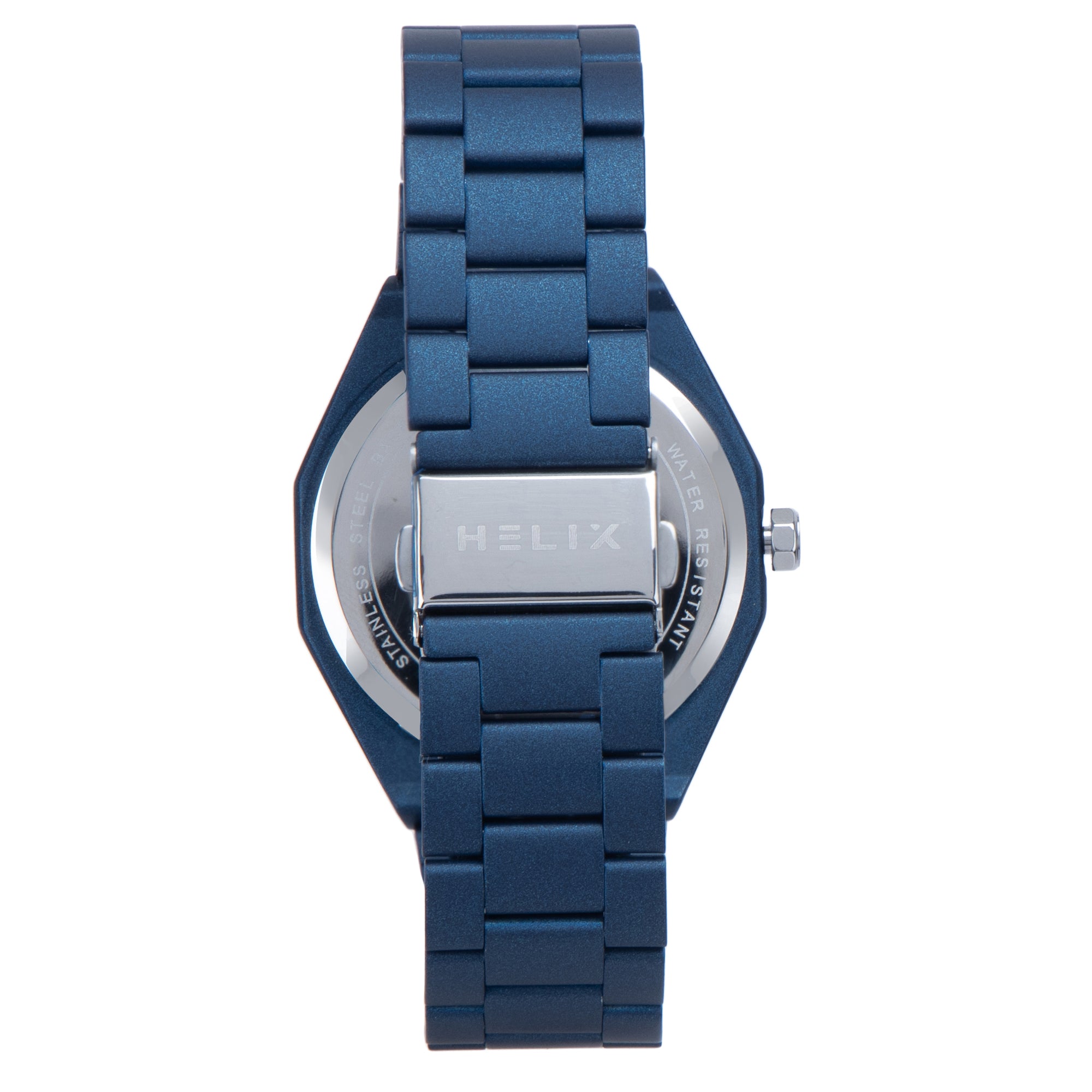 Helix By Timex Round 41mm Blue Dial Analog Men Watch - TW066HG01T