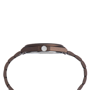 Helix By Timex Round 41mm Brown Dial Analog Men Watch - TW066HG02T