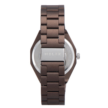 Helix By Timex Round 41mm Brown Dial Analog Men Watch - TW066HG02T