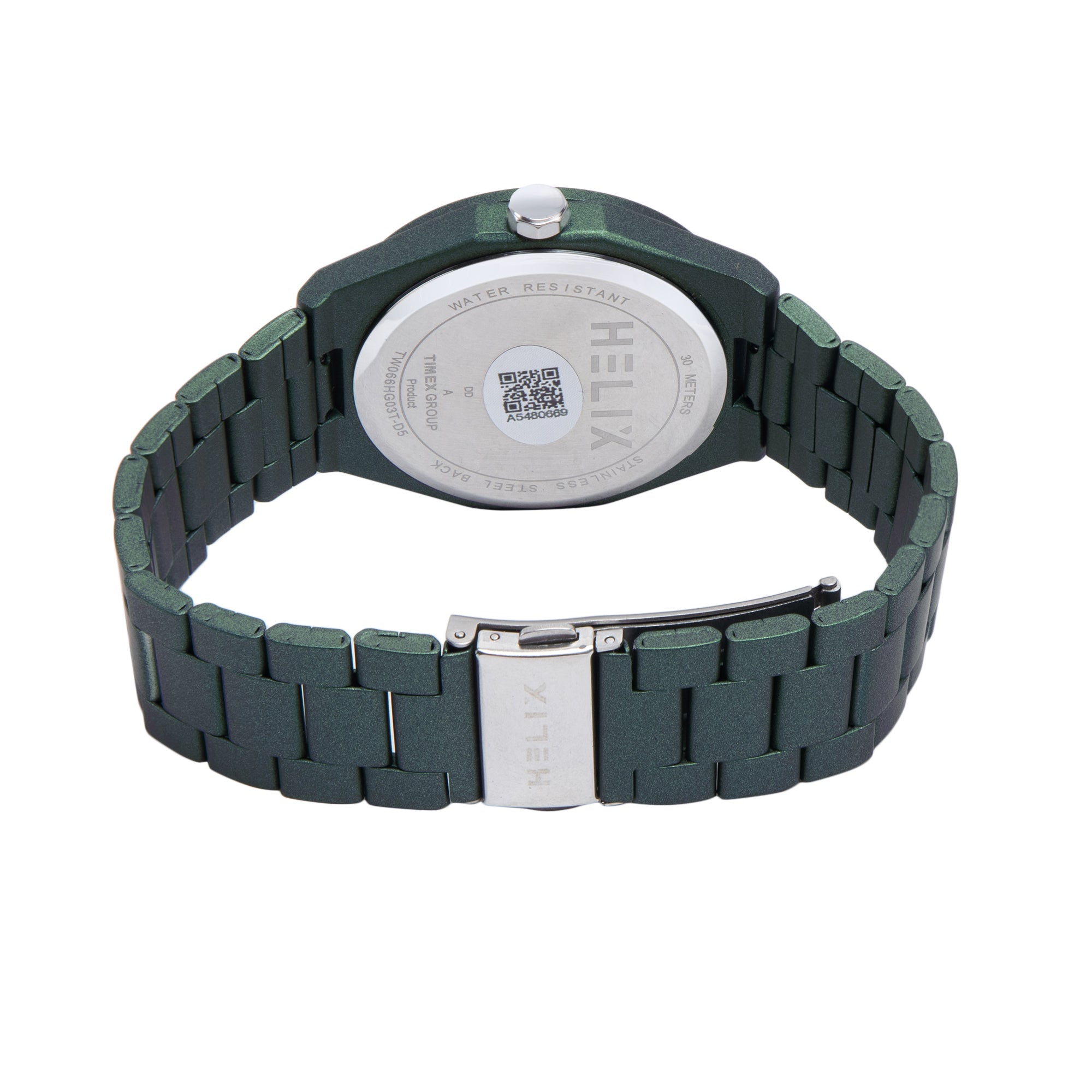 Helix By Timex Round 41mm Green Dial Analog Men Watch - TW066HG03T