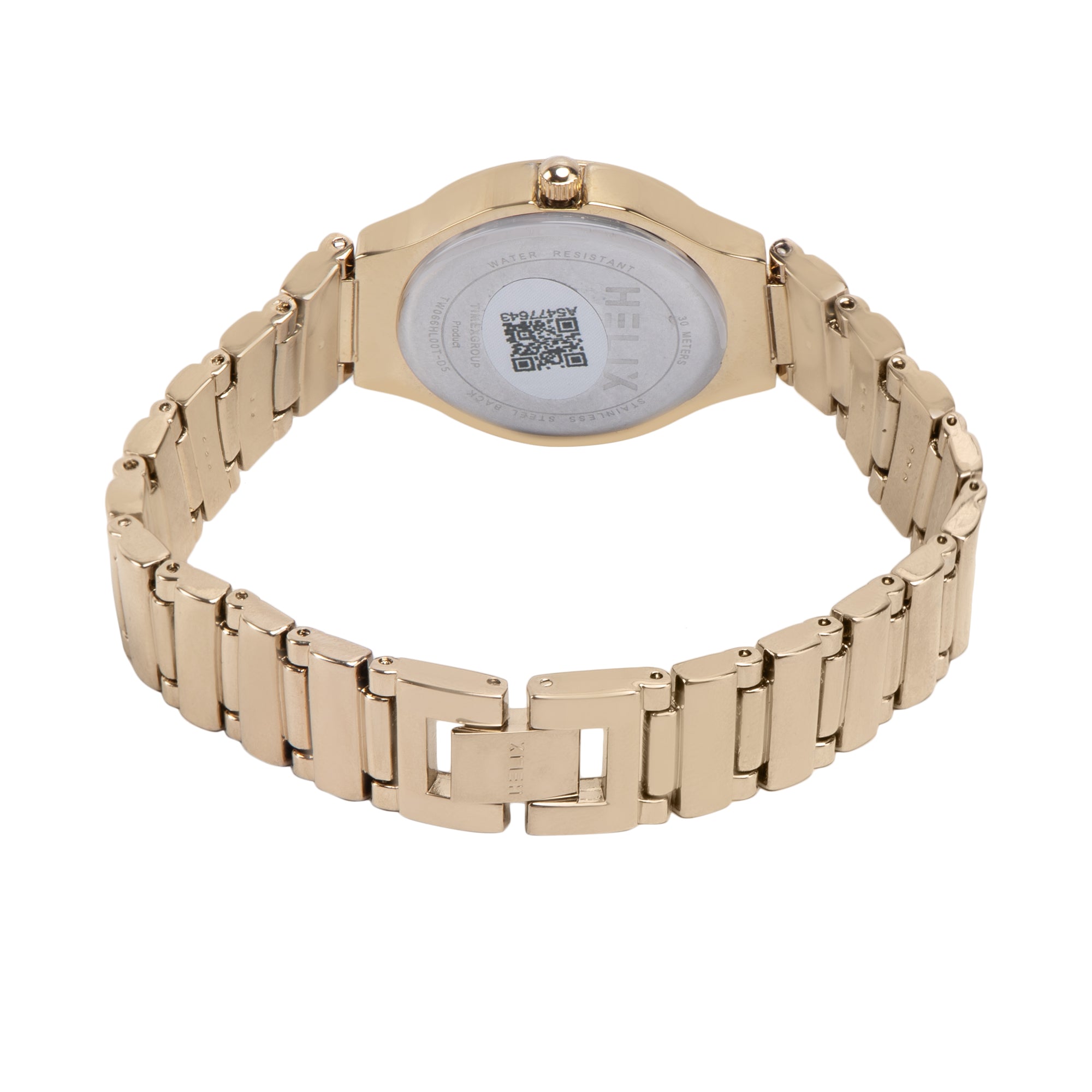 Helix By Timex Round 30mm White Dial Analog Women Watch - TW066HL00T