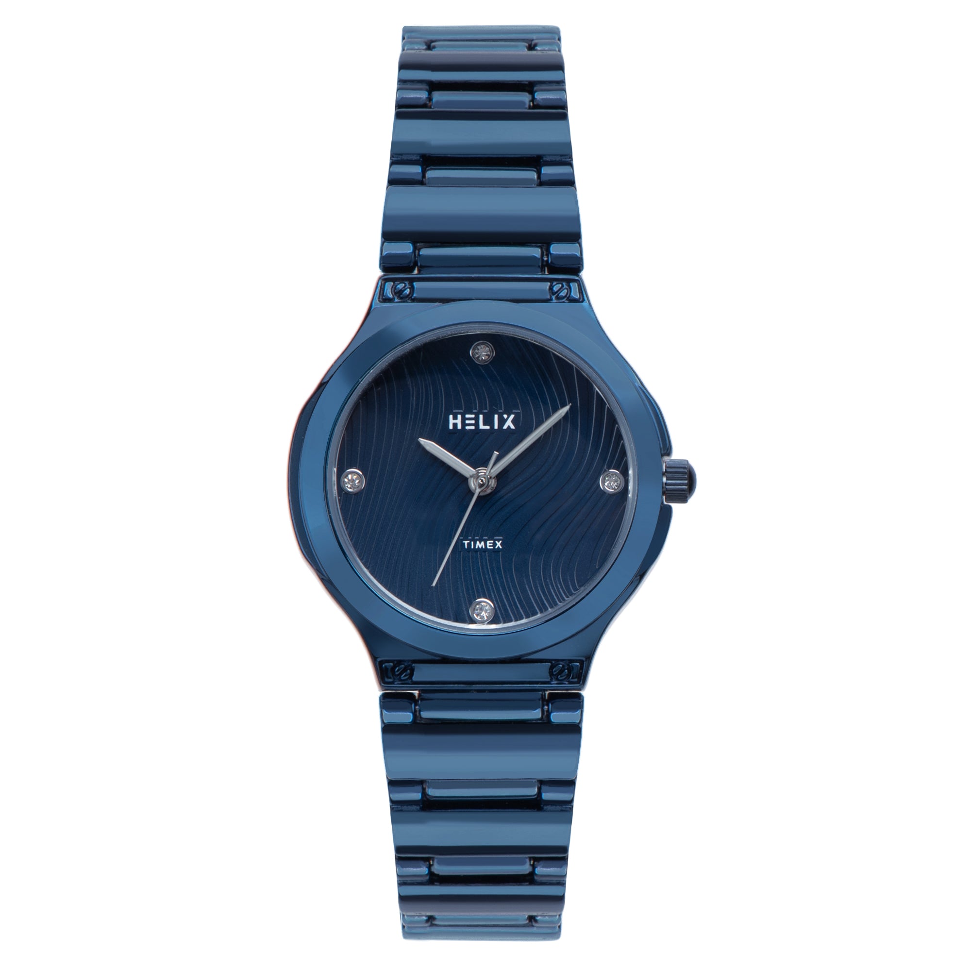 Helix By Timex Round 30mm Blue Dial Analog Women Watch - TW066HL02T