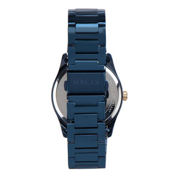 Helix By Timex Round 40mm Blue Dial Analog Men Watch - TW067HG01T