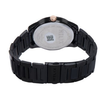 Helix By Timex Round 40mm Black Dial Analog Men Watch - TW067HG02T