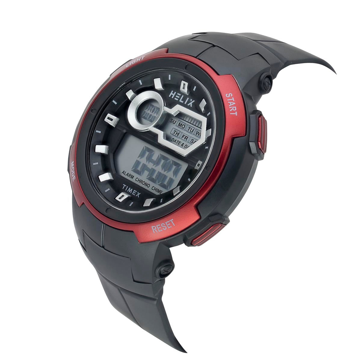 Helix By Timex Round 49mm Grey Dial Digital Men Watch - TWESK6302T