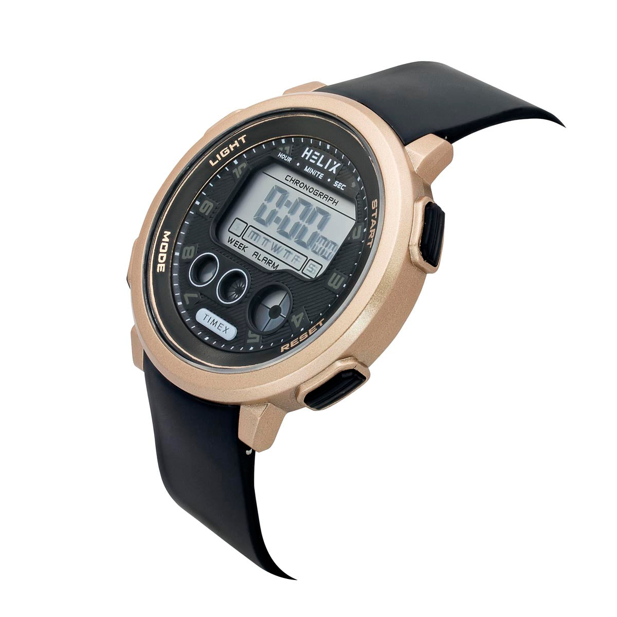 Helix By Timex Round 48mm Grey Dial Digital Men Watch - TWESK6403T