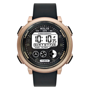 Helix By Timex Round 48mm Grey Dial Digital Men Watch - TWESK6403T