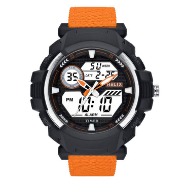 Helix By Timex Round 49mm Black Dial Ana Digital Men Watch - TWESK6503T
