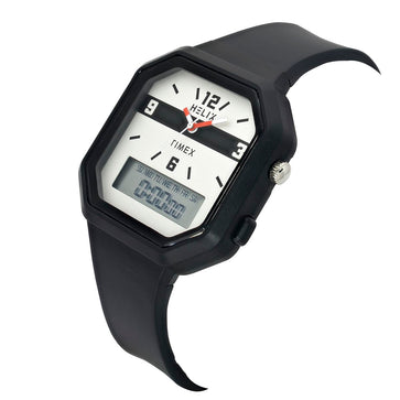 Helix By Timex Octagonal 40mm Grey Dial Ana Digital Men Watch - TWESK6600T