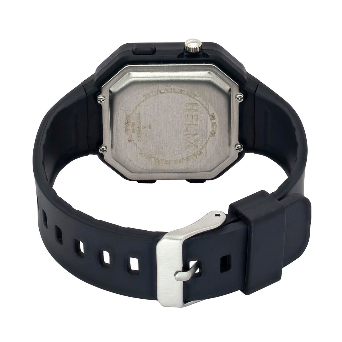 Helix By Timex Octagonal 40mm Grey Dial Ana Digital Men Watch - TWESK6600T