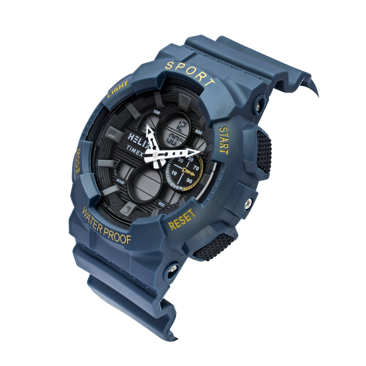 Helix By Timex Round 50mm Black Dial Ana Digital Men Watch - TWESK7503T
